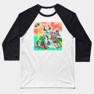 deadly alien canvas, the coven witch in mandala ecopop Baseball T-Shirt